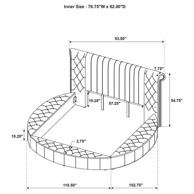 Sonya Eastern King & Queen Bed