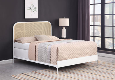 Amherst Eastern King, Queen, Full, & Twin Bed White & Black