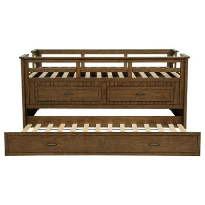 Carlsbad Queen Beds Brown & Grey