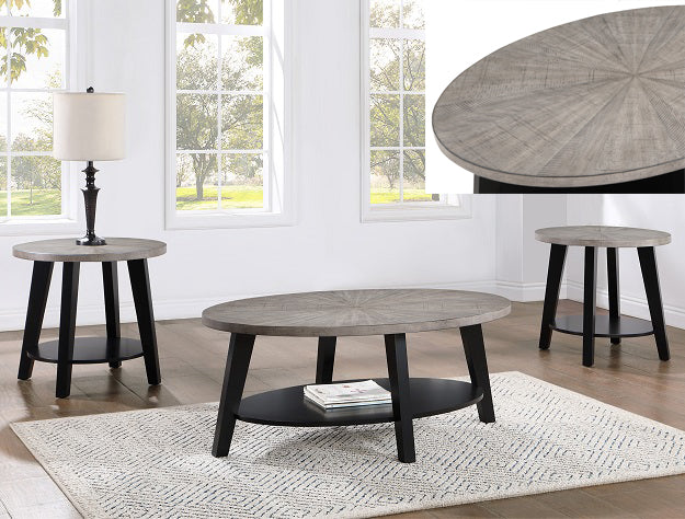 Mathis- 3pc Coffee Table and End Table