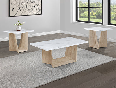 Adea- 3pc Coffee Table & End Tables