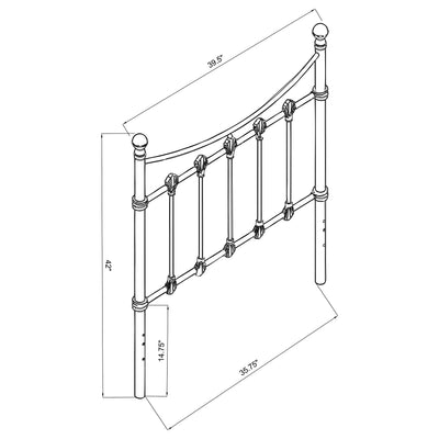 Marie Twin Headboard