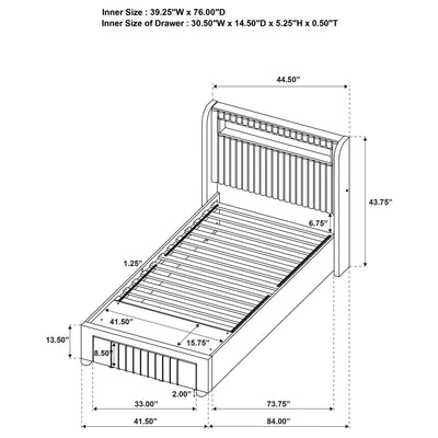 Madison Full & Twin Bed