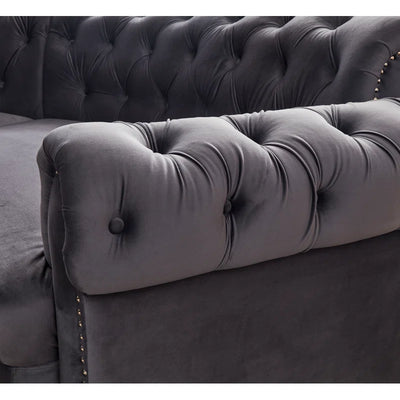 Vansen velvet sectional