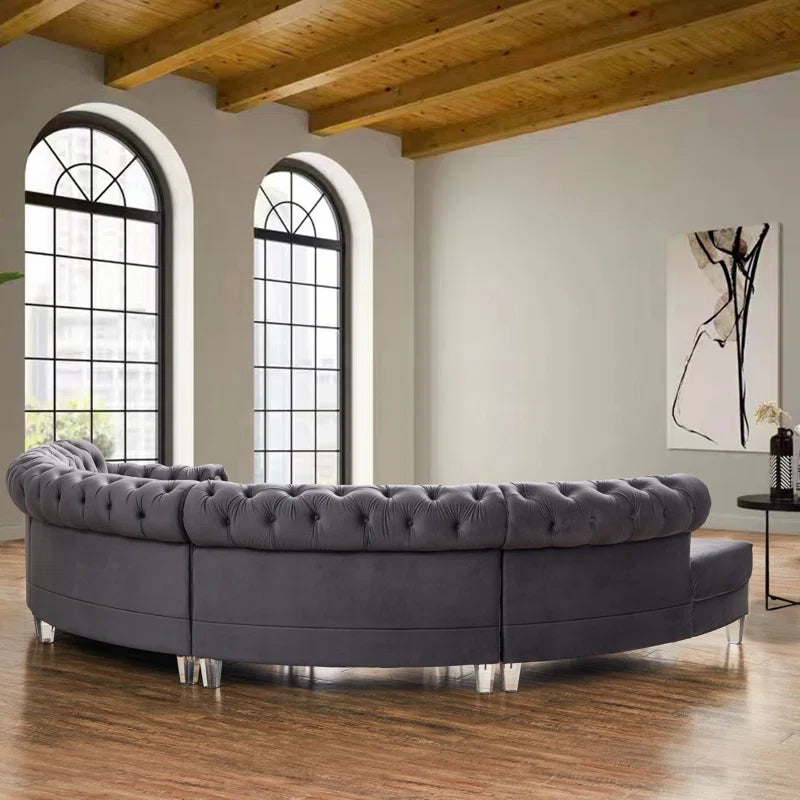 Vansen velvet sectional
