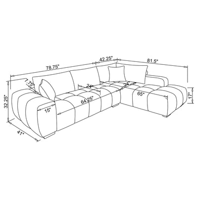 Camacho Stationary Sectionals Upholstered