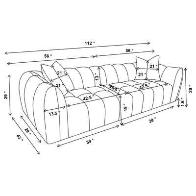 Winchester Stationary Sofa