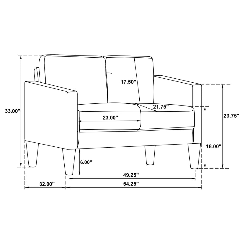 Ruth Stationary Loveseat