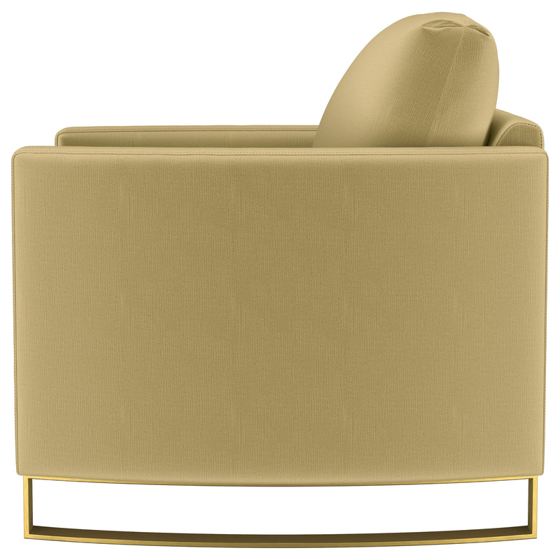 Corliss Accent Chairs Gold