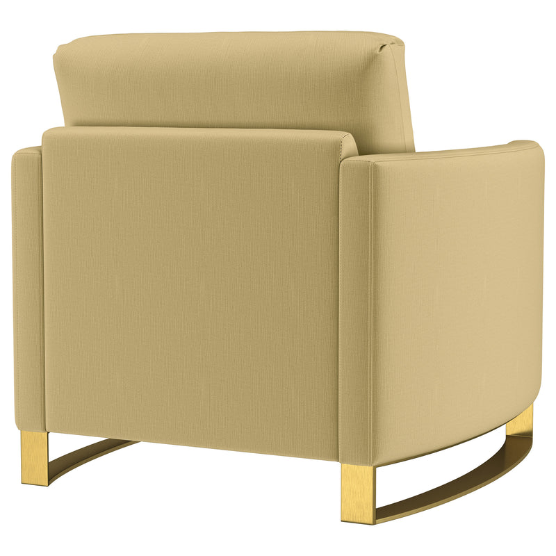 Corliss Accent Chairs Gold