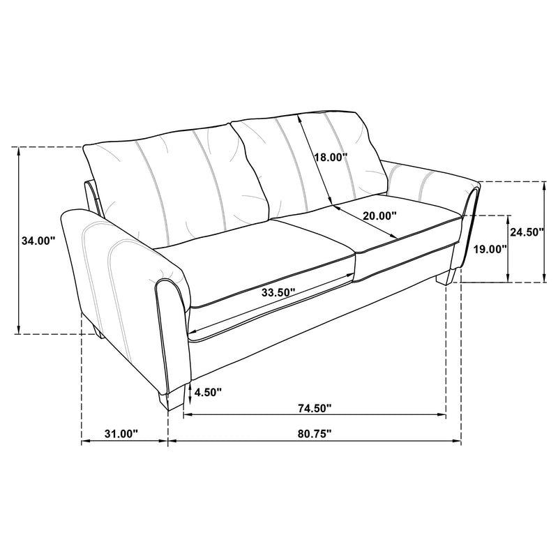 Davis Stationary Sofa