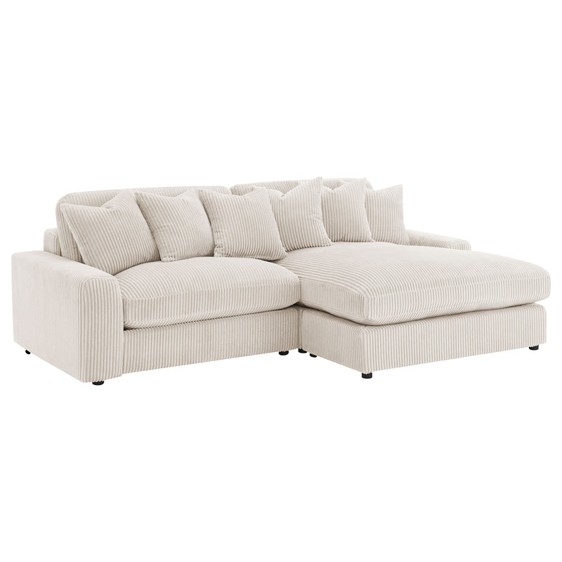 Blaine Stationary Sectionals White