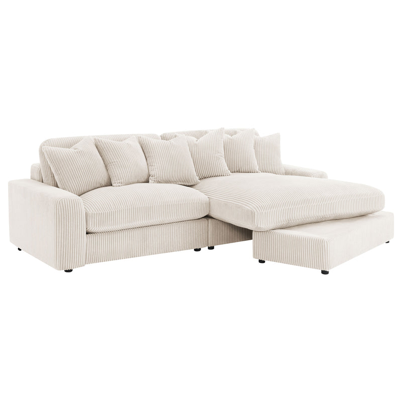 Blaine Stationary Sectionals White