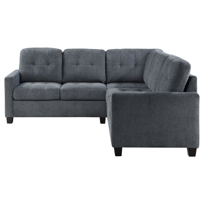 Georgina 5 Pc Stationary Sectionals Grey
