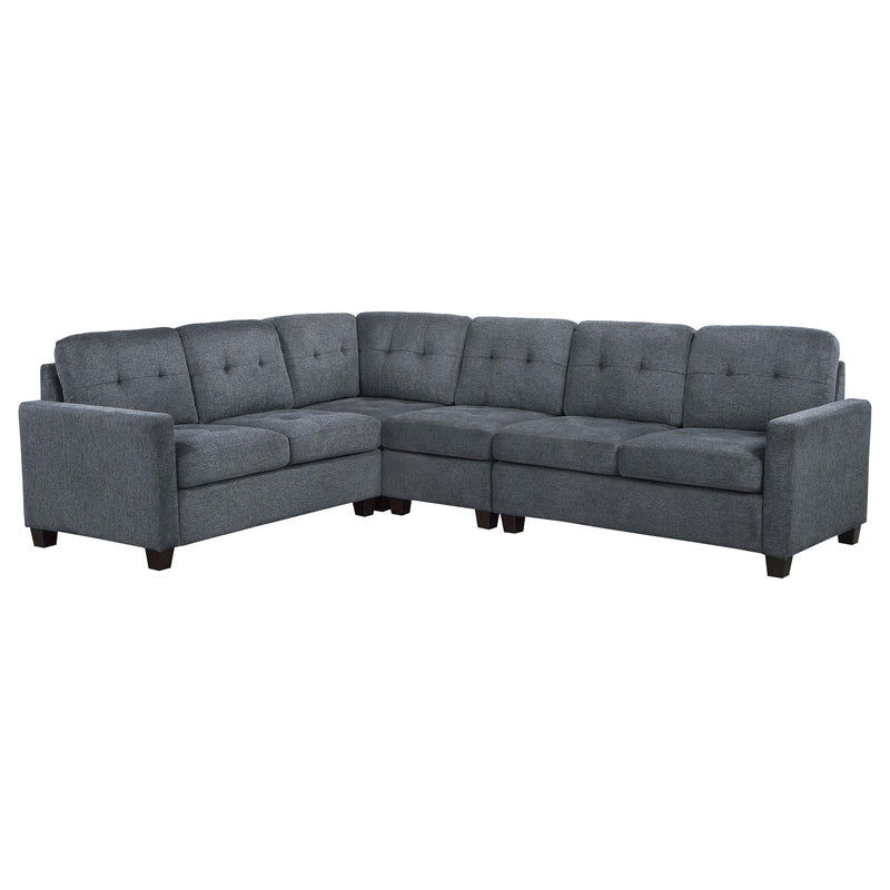 Georgina 4-piece Upholstered Modular Sectional Sofa Beige