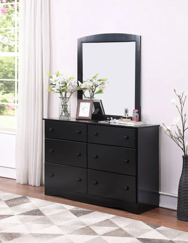 Solid Wood Dresser & Mirror