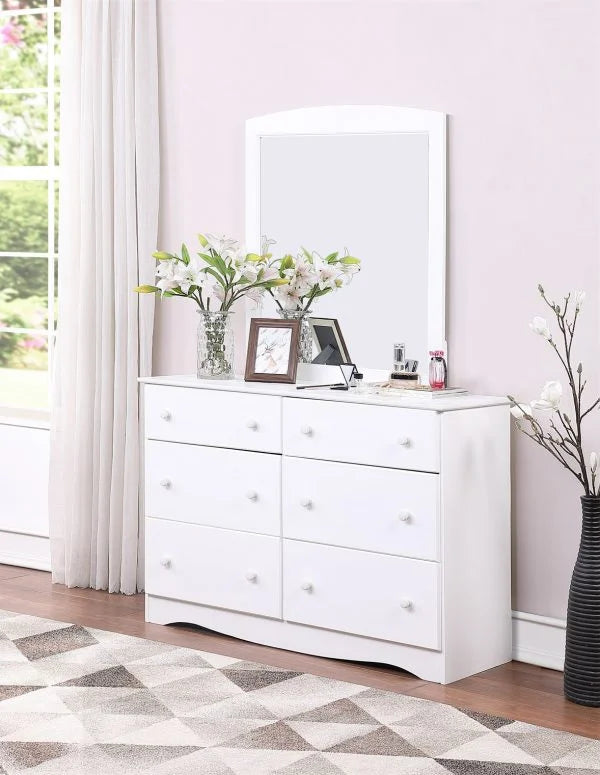 Solid Wood Dresser & Mirror