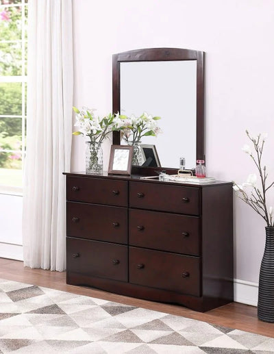 Solid Wood Dresser & Mirror