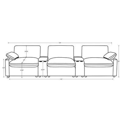 Collins Non Recling Sectionals