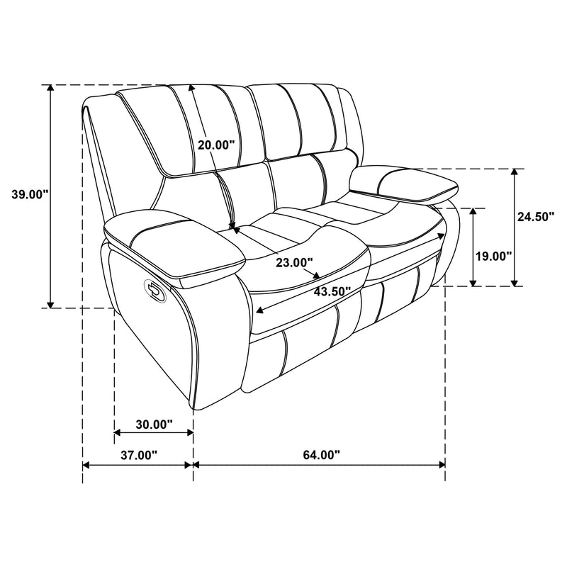 Camila Reclining 3 Pc Set