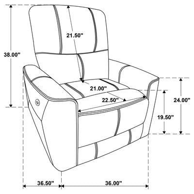 Greenfield Power Recliner