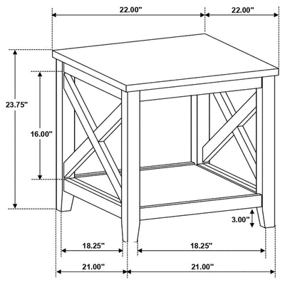 Hollis End & Side Table