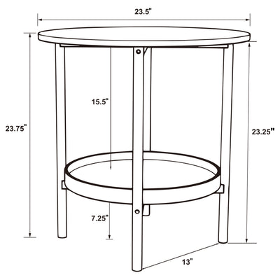 Delfin End & Side Table