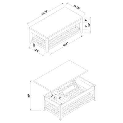 Cliffview Coffee Table