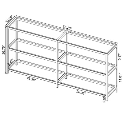 Kate Console Bookcase