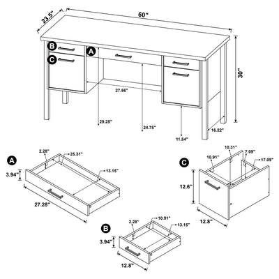 Samson Computer Desk