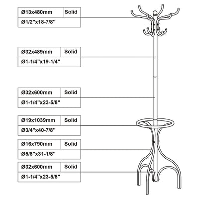 Kiefer Coat Rack