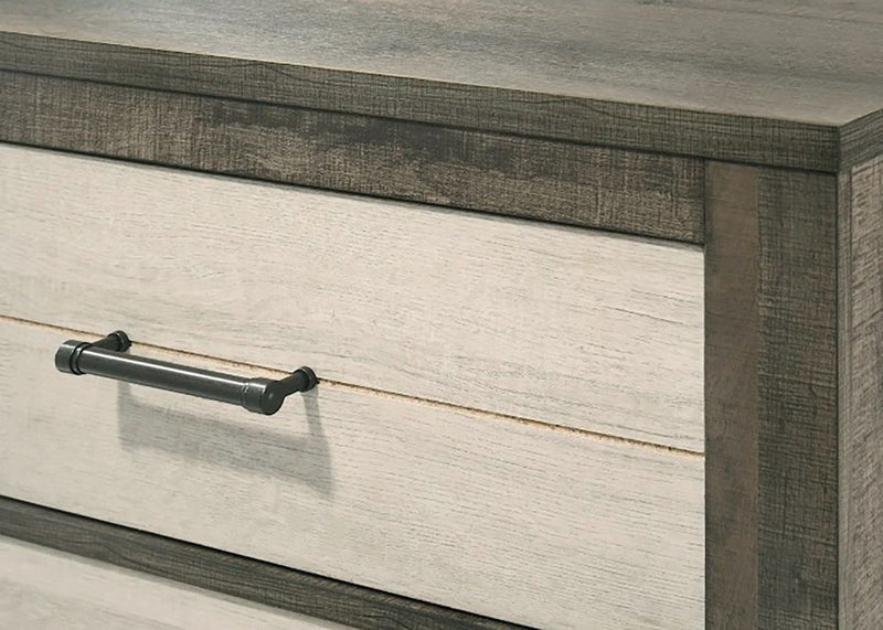 Crown Mark Furniture Rhett 6 Drawer Dresser in Gray