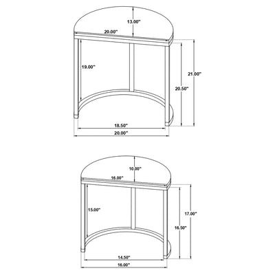 Zakiya Nesting Table