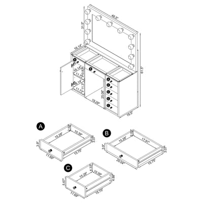 Acena Vanity Set