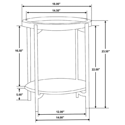 Adhvik End & Side Table