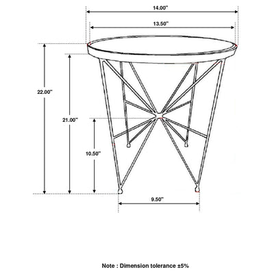 Eliska End & Side Table