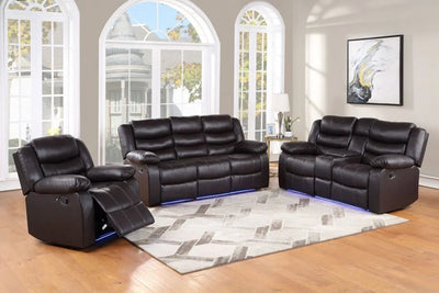 Louis LED Manual Recliner Living Room