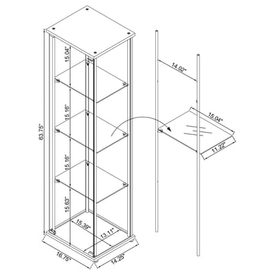 Bellatrix Curio Cabinet