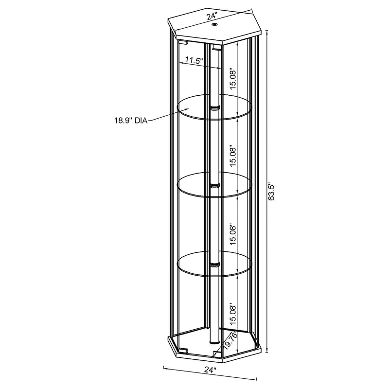 Zahavah Curio Cabinet