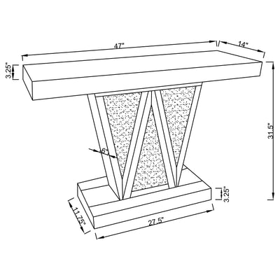 Crocus Console Table