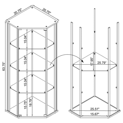 Zenobia Curio Cabinet