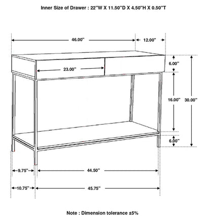 Rubeus Console Table