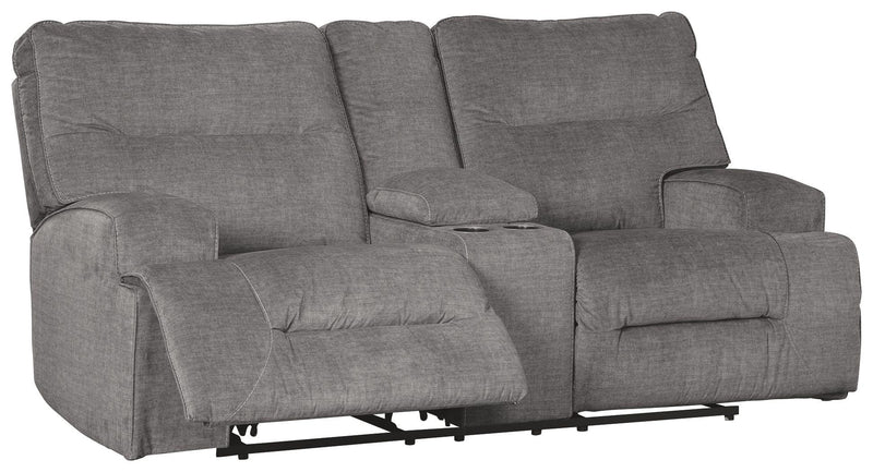 Coombs - Dbl Rec Loveseat W/console