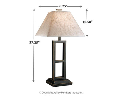 Deidra - Metal Table Lamp (2/cn)