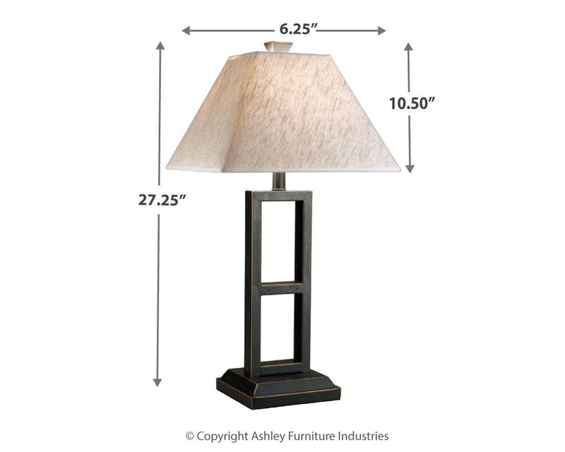 Deidra - Metal Table Lamp (2/cn)