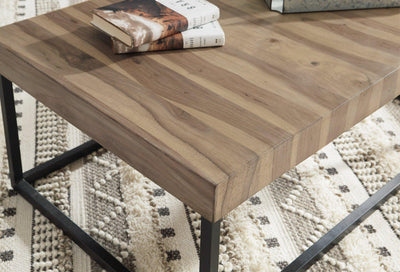 Bellwick Natural/Black Coffee Table