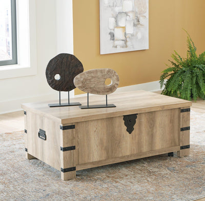 Calaboro Light Brown Lift-Top Coffee Table