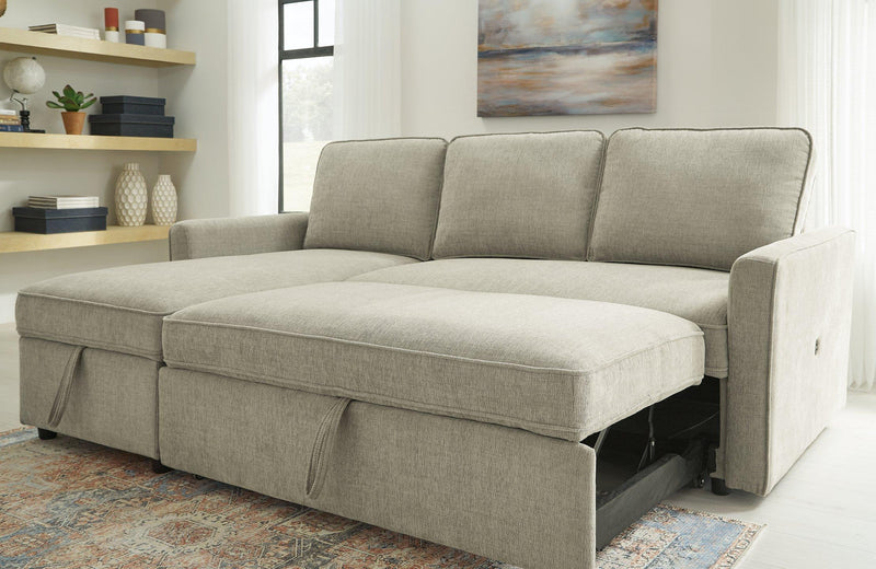 Kerle Fog 2-Piece Sectional with Pop Up Bed