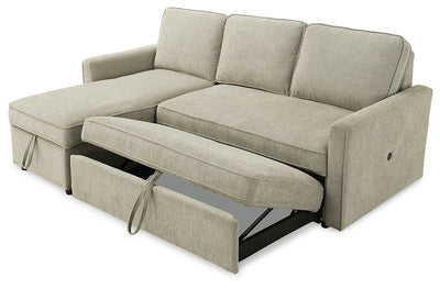 Kerle Fog 2-Piece Sectional with Pop Up Bed