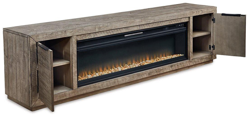 Krystanza TV Stand with Electric Fireplace